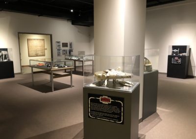 Installation view of Star Wars exhibition at the Sheboygan County Museum